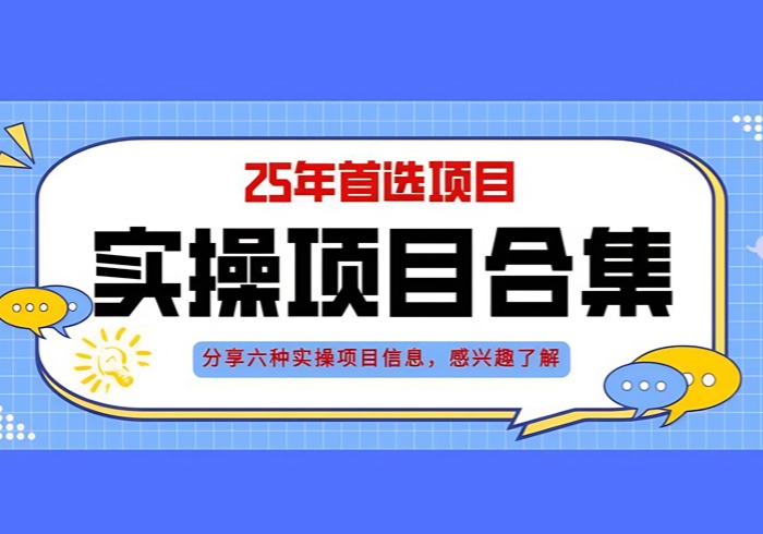 （14767期）2025年实操六大项目实操演练，挂机类型，AI直播类型，轻资产创业类型，…-参一网创