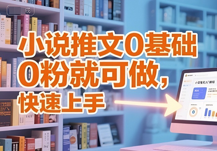 小说推文0基础入门教程，0粉就可做，快速上手-参一网创